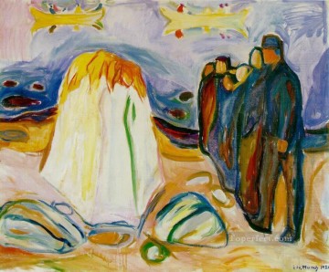  Edvard Painting - meeting 1921 Edvard Munch